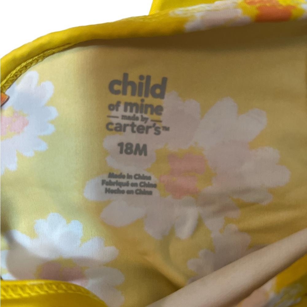 CARTERS | FLORAL RUFFLE SWIMSUIT - Picture 4 of 4